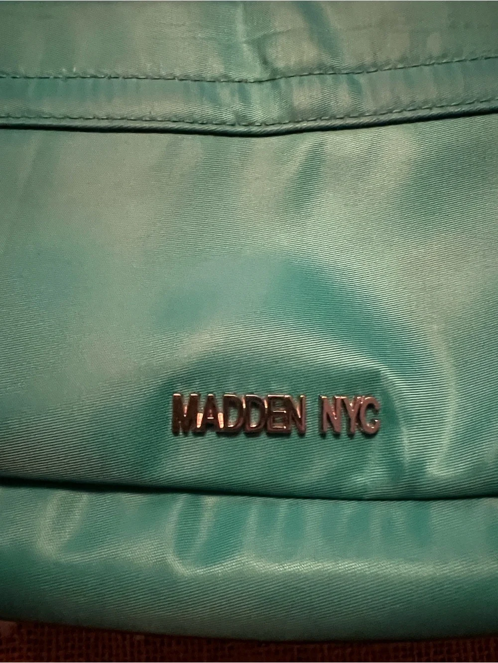 Madden NYC Green Crossbody Shoulder Bag with Buckle Detail very good condition